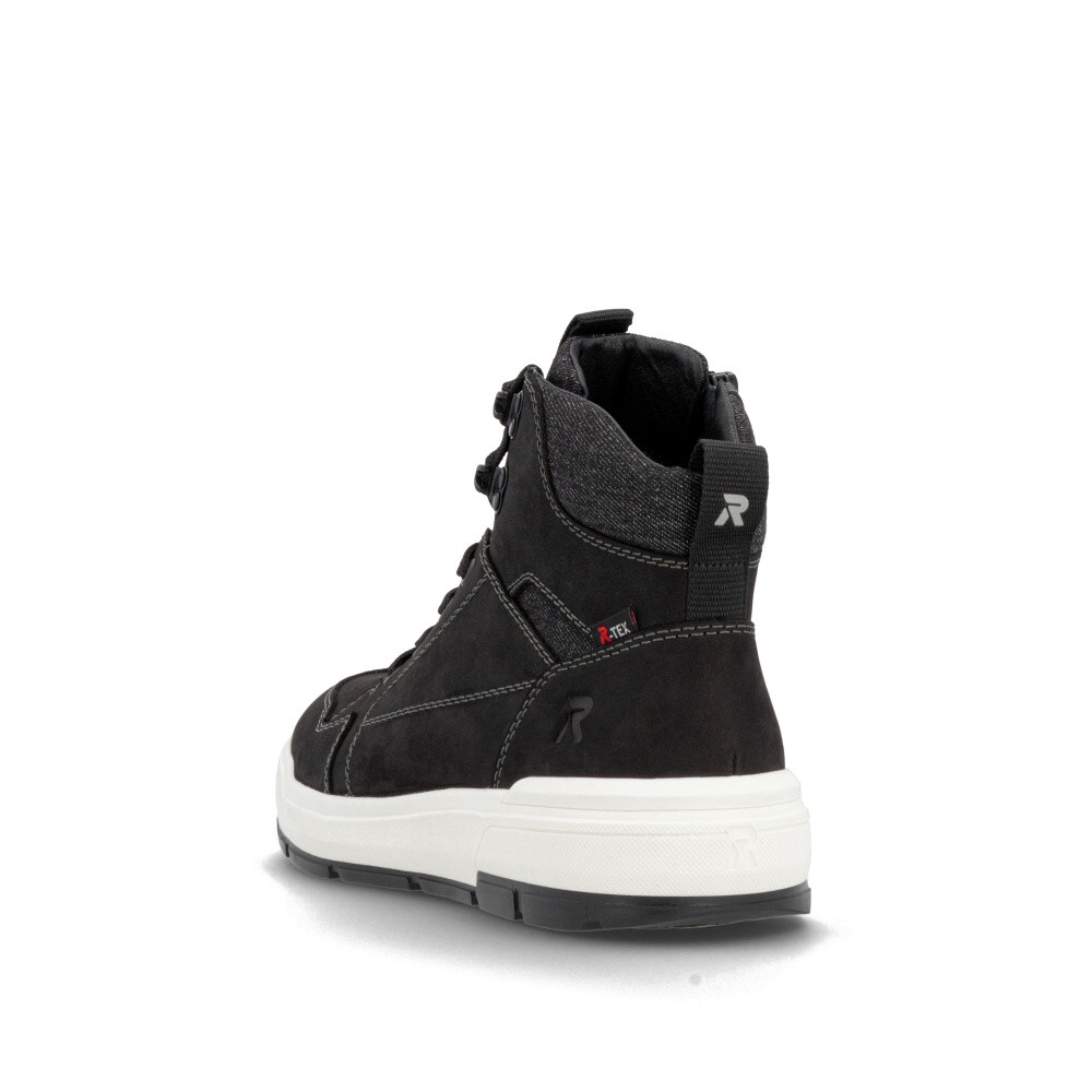 detail Pánska členková obuv RIEKER REVOLUTION U0070-00 čierna W4