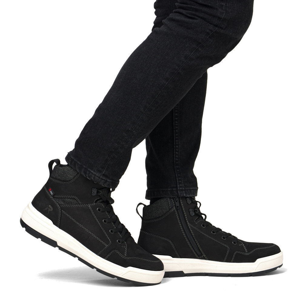 detail Pánska členková obuv RIEKER REVOLUTION U0070-00 čierna W4