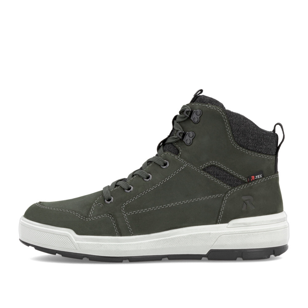 detail Pánská kotníková obuv RIEKER U0070-54 zelená W4