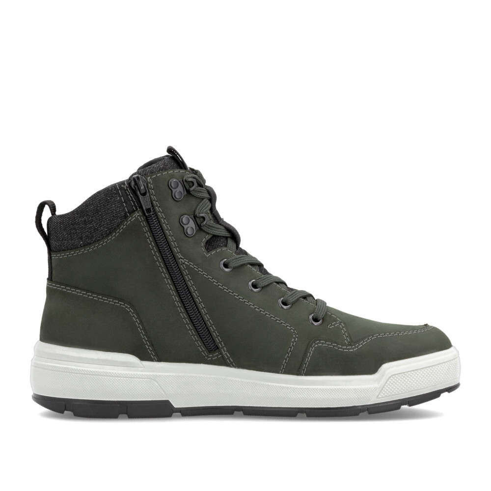 detail Pánská kotníková obuv RIEKER U0070-54 zelená W4