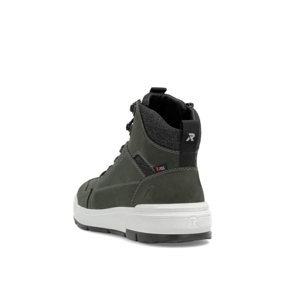 detail Pánská kotníková obuv RIEKER U0070-54 zelená W4