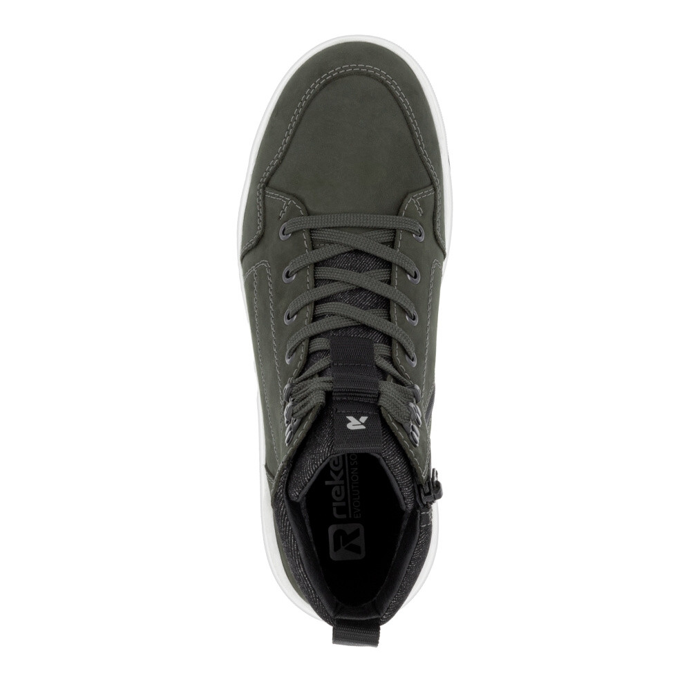 detail Pánská kotníková obuv RIEKER U0070-54 zelená W4