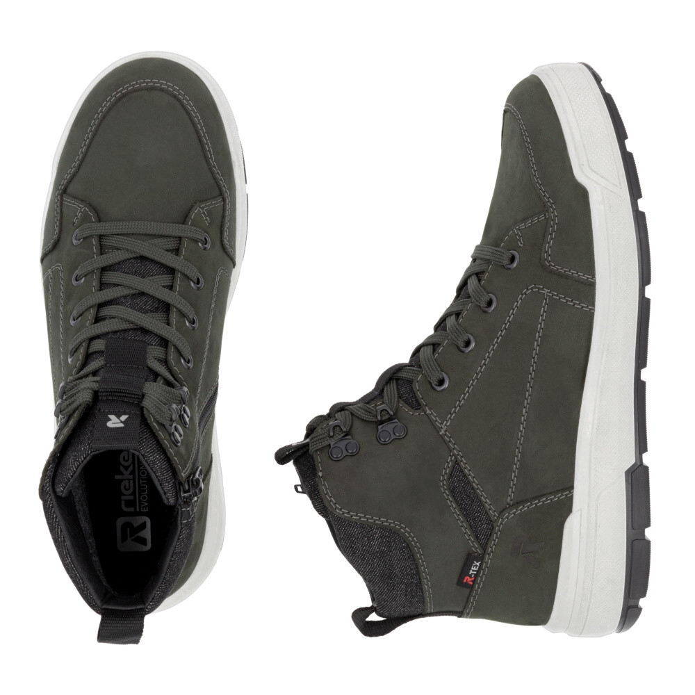 detail Pánská kotníková obuv RIEKER U0070-54 zelená W4