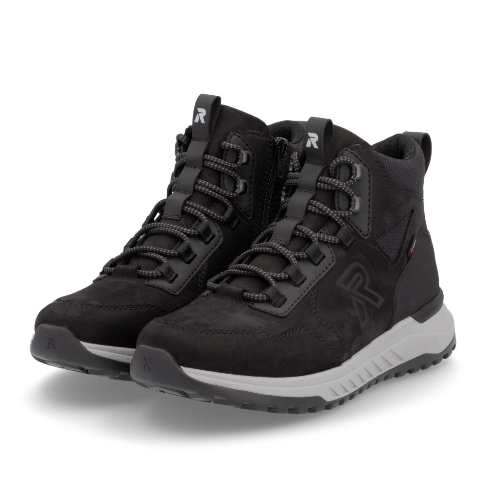 detail Pánská kotníková obuv RIEKER U0172-00 černá W4