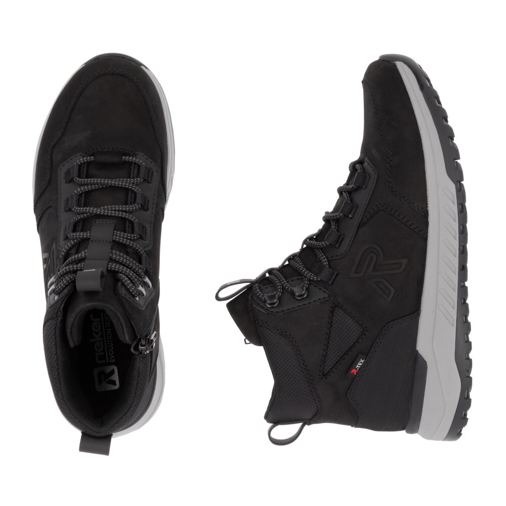 detail Pánská kotníková obuv RIEKER U0172-00 černá W4