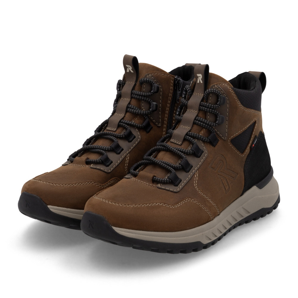 detail Pánska členková obuv RIEKER REVOLUTION U0172-22 hnedá W4
