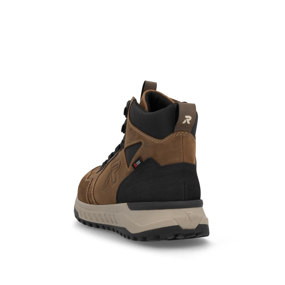 detail Pánska členková obuv RIEKER REVOLUTION U0172-22 hnedá W4