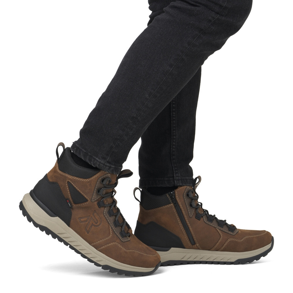 detail Pánska členková obuv RIEKER REVOLUTION U0172-22 hnedá W4