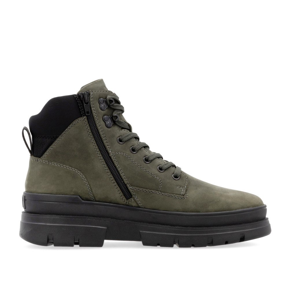 detail Pánská kotníková obuv RIEKER U1270-54 zelená W4