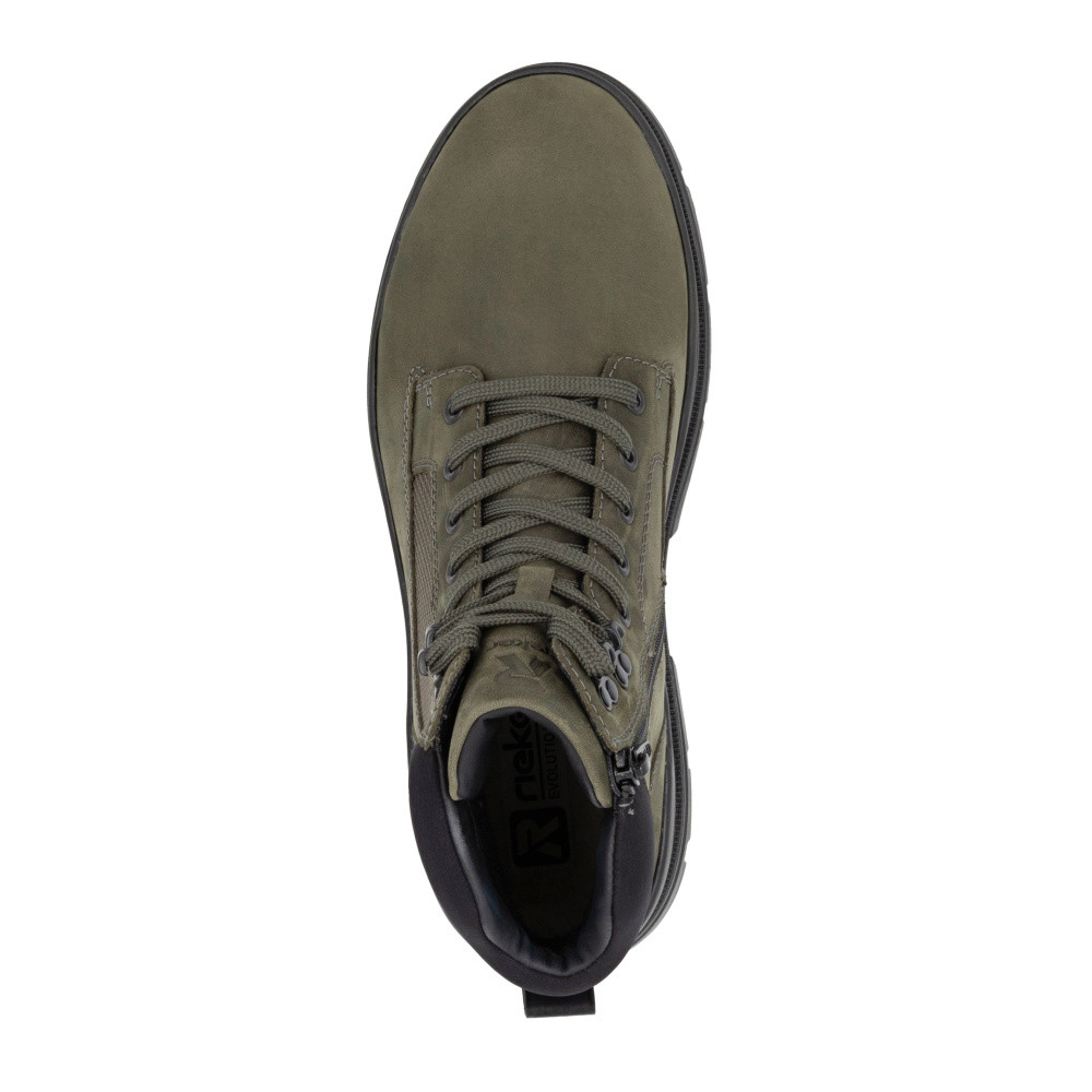 detail Pánská kotníková obuv RIEKER U1270-54 zelená W4