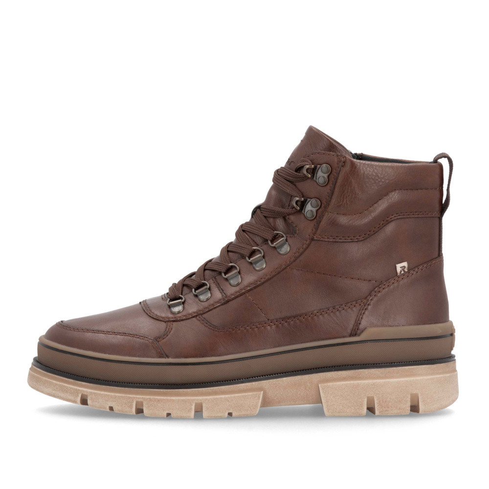detail Pánská kotníková obuv RIEKER U1271-22 hnědá W4