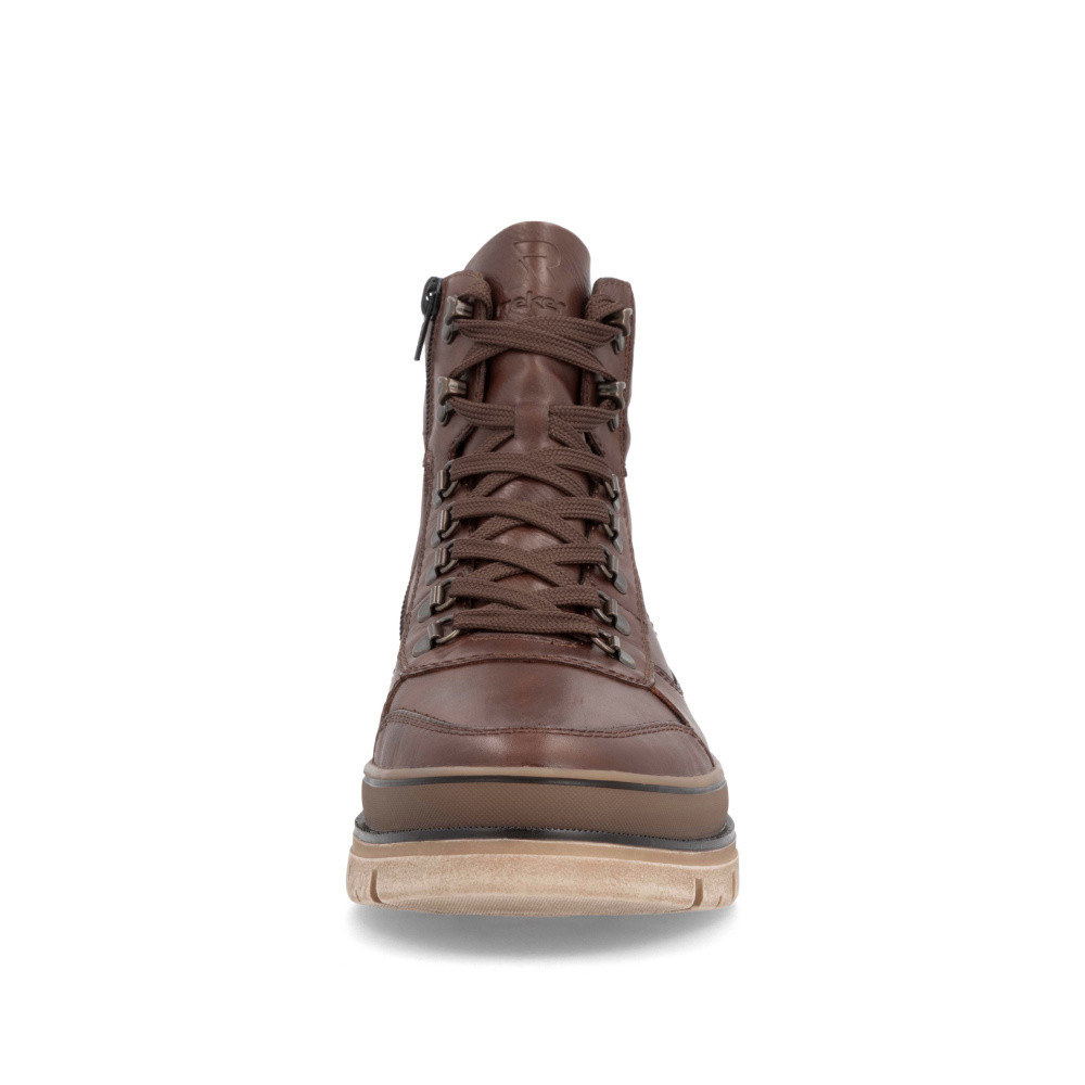 detail Pánská kotníková obuv RIEKER U1271-22 hnědá W4