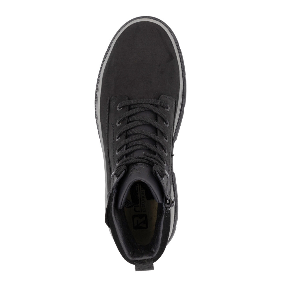 detail Pánská kotníková obuv RIEKER REVOLUTION U1273-00 černá W4