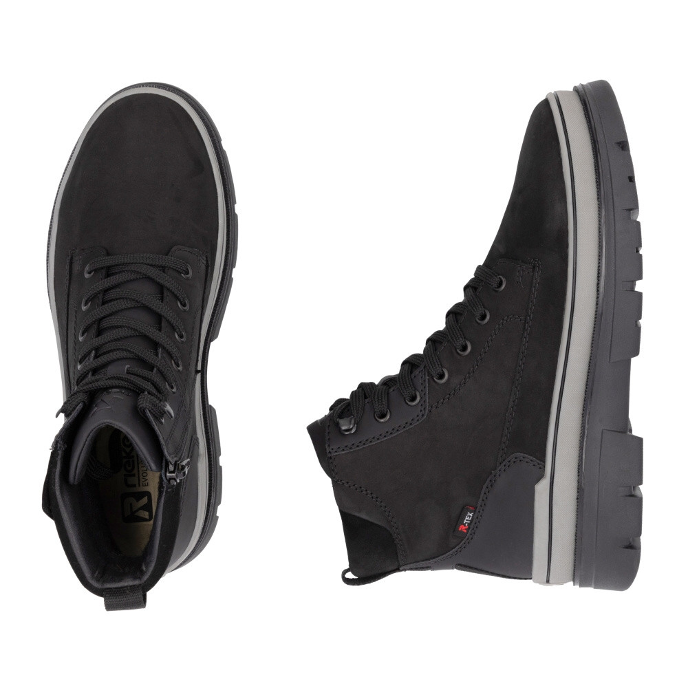 detail Pánská kotníková obuv RIEKER REVOLUTION U1273-00 černá W4