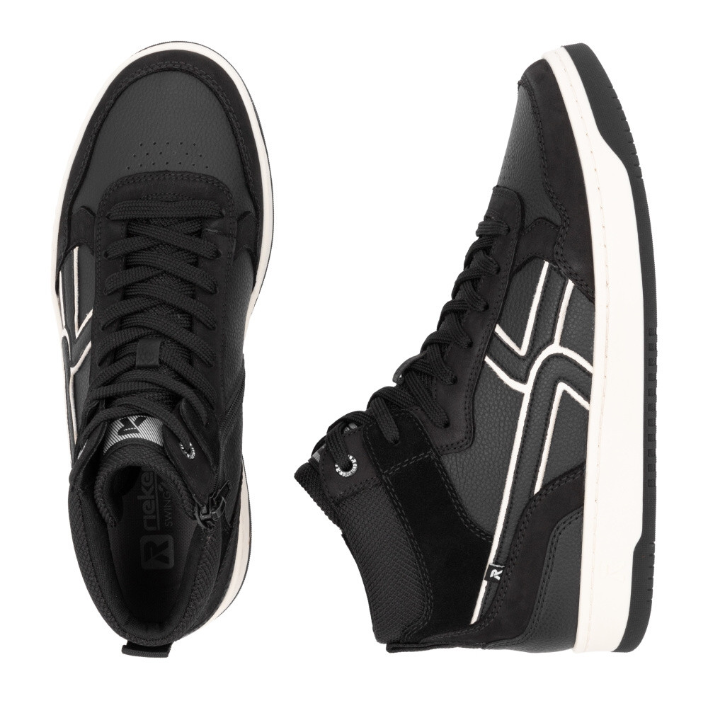 detail Pánská kotníková obuv RIEKER U1970-00 černá W4