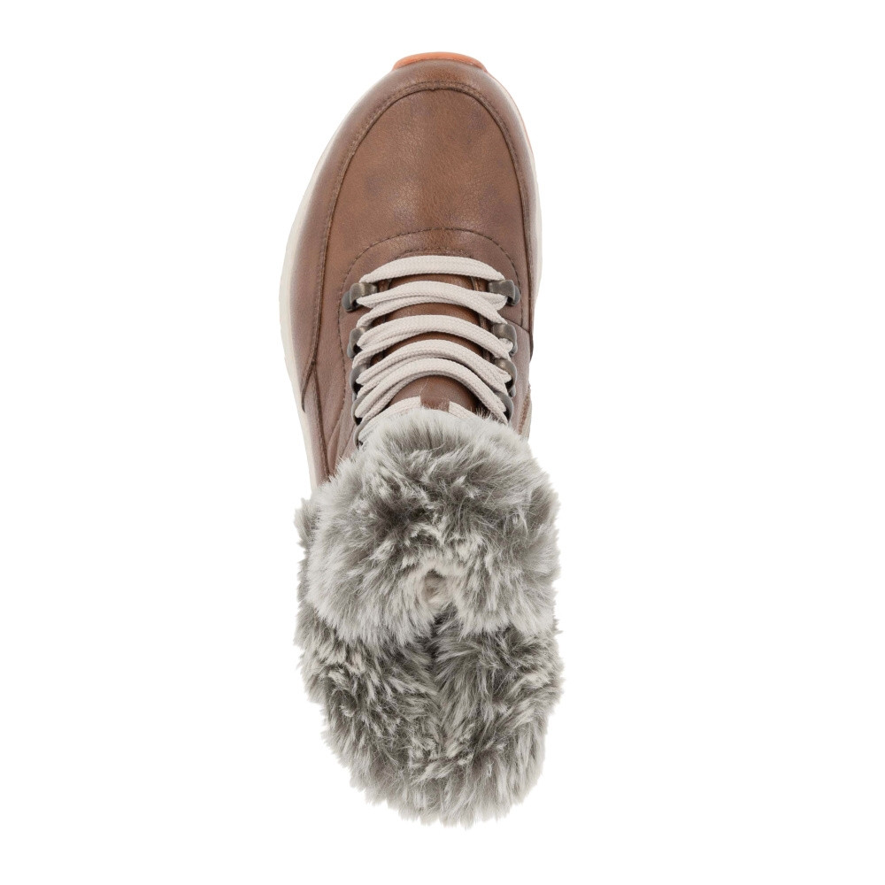 detail Dámská kotníková obuv RIEKER W0063-22 hnědá W4