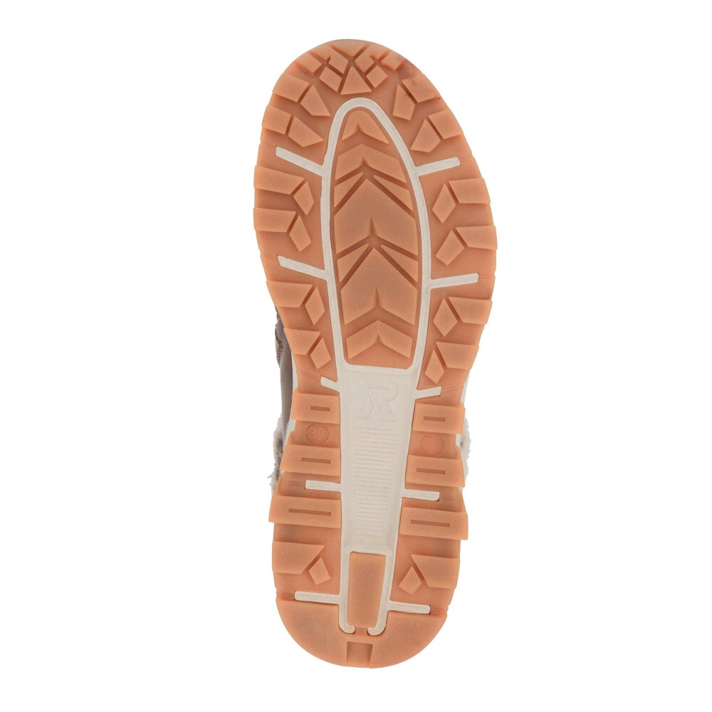 detail Dámská kotníková obuv RIEKER W0063-22 hnědá W4