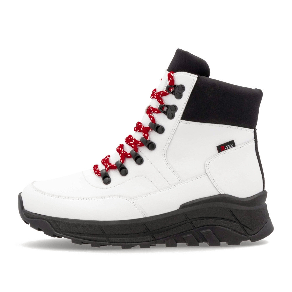 detail Dámská kotníková obuv RIEKER REVOLUTION W0063-81 bílá W4