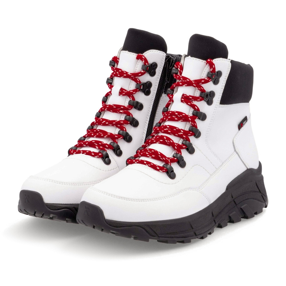 detail Dámská kotníková obuv RIEKER REVOLUTION W0063-81 bílá W4