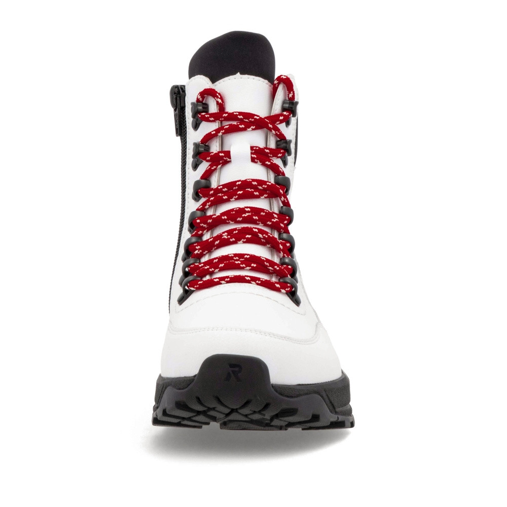 detail Dámská kotníková obuv RIEKER REVOLUTION W0063-81 bílá W4