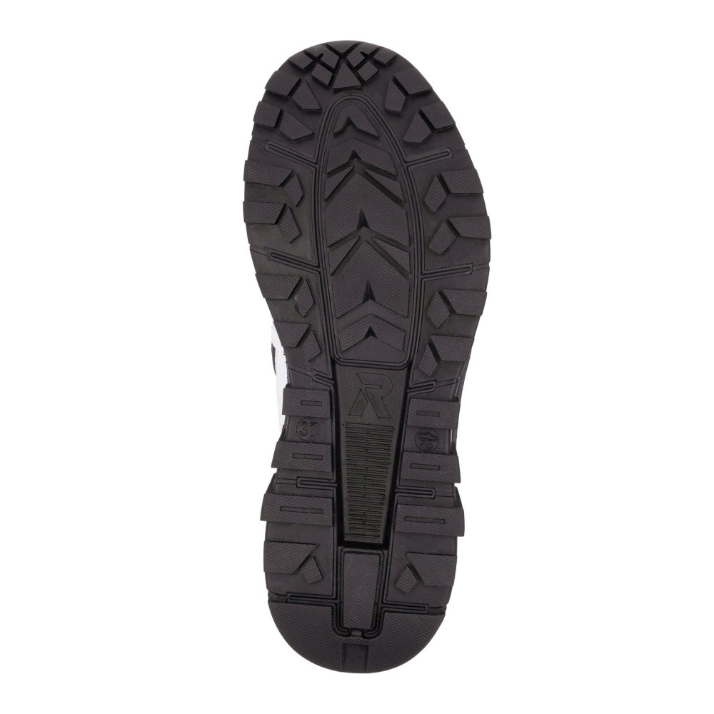 detail Dámská kotníková obuv RIEKER REVOLUTION W0063-81 bílá W4