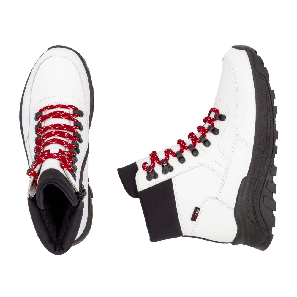 detail Dámská kotníková obuv RIEKER REVOLUTION W0063-81 bílá W4