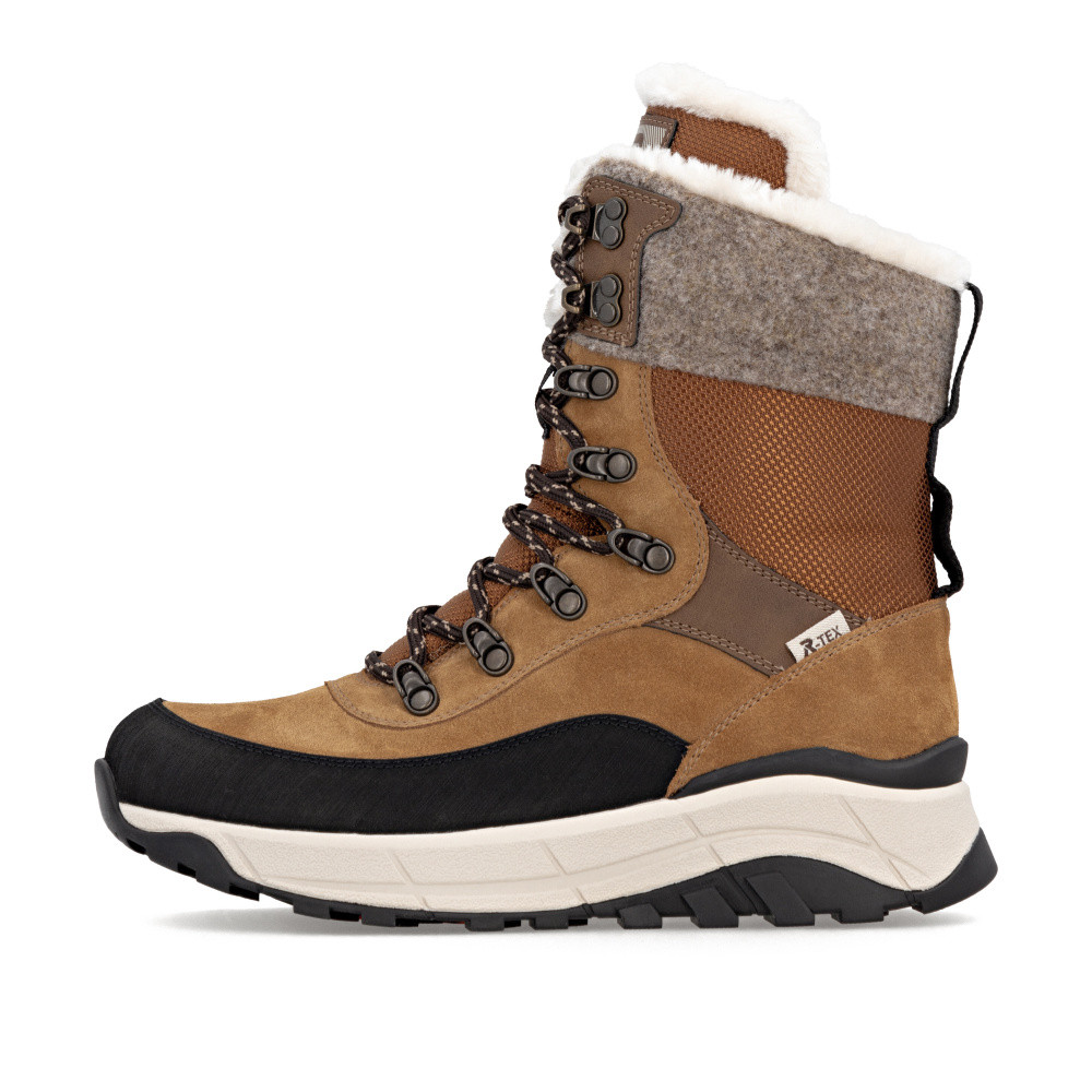 detail Dámská kotníková obuv RIEKER W0066-22 hnědá W5