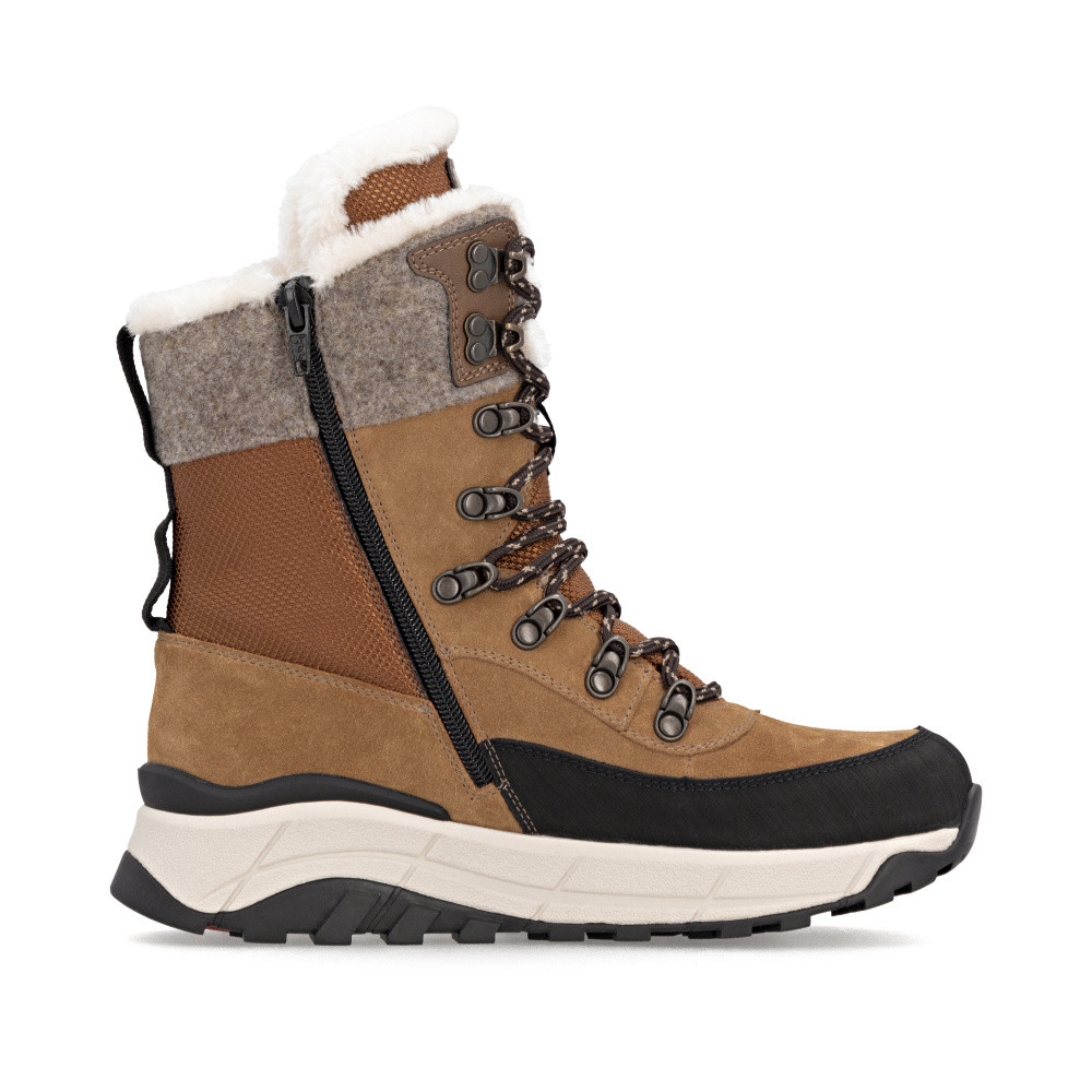 detail Dámská kotníková obuv RIEKER W0066-22 hnědá W5