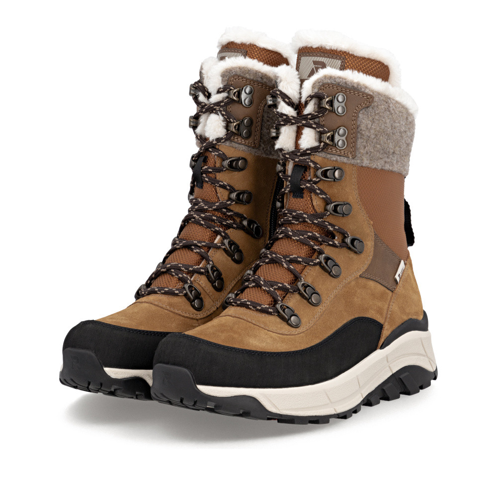 detail Dámská kotníková obuv RIEKER W0066-22 hnědá W5