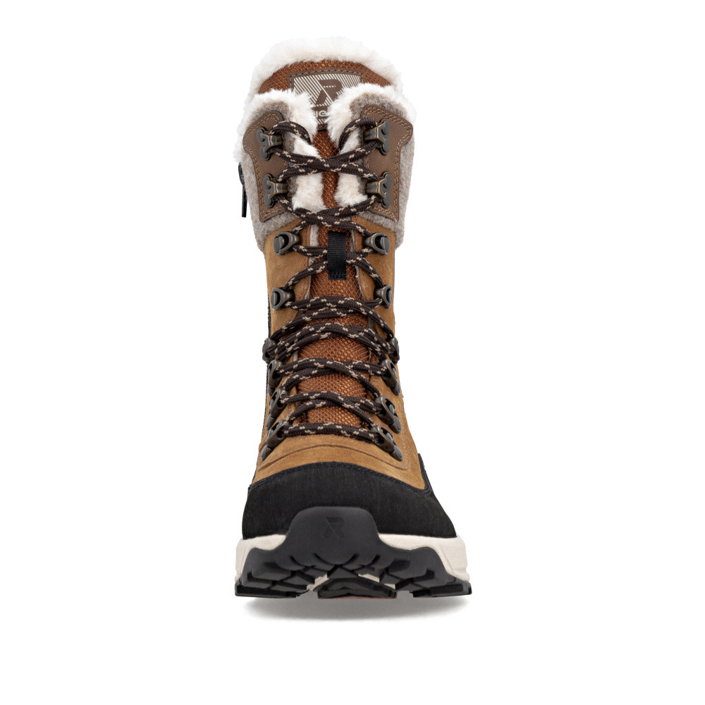 detail Dámská kotníková obuv RIEKER W0066-22 hnědá W5