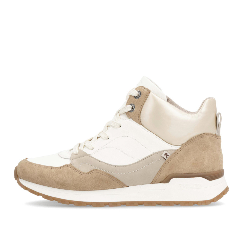 detail Dámská kotníková obuv RIEKER W0672-80 bílá W4