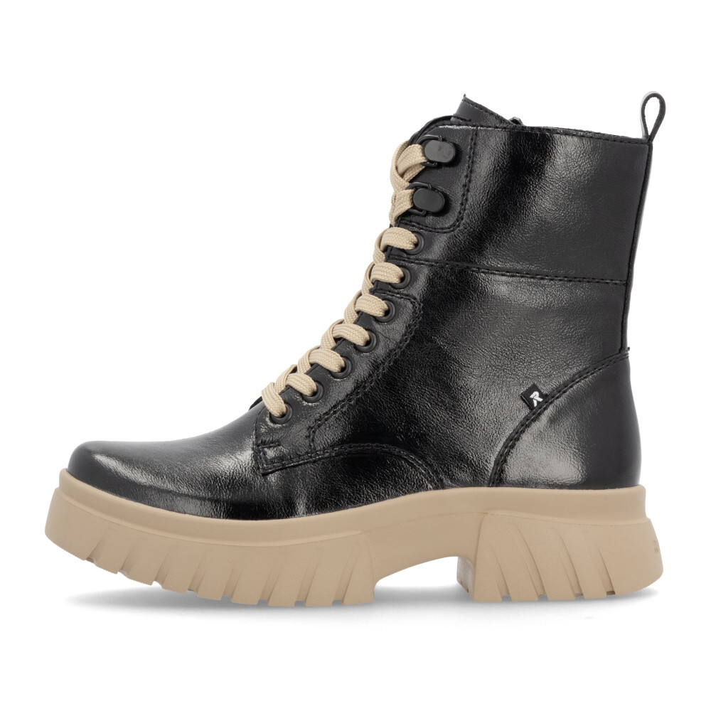 detail Dámská kotníková obuv RIEKER REVOLUTION W1870-00 černá W4