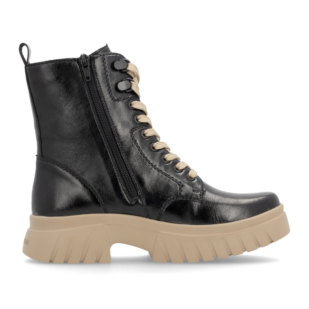 detail Dámská kotníková obuv RIEKER REVOLUTION W1870-00 černá W4
