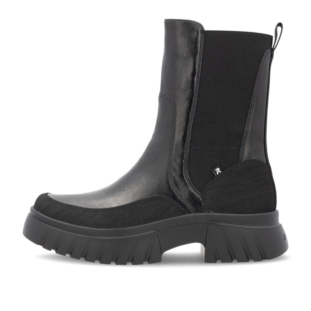 detail Dámská kotníková obuv RIEKER REVOLUTION W1872-01 černá W4