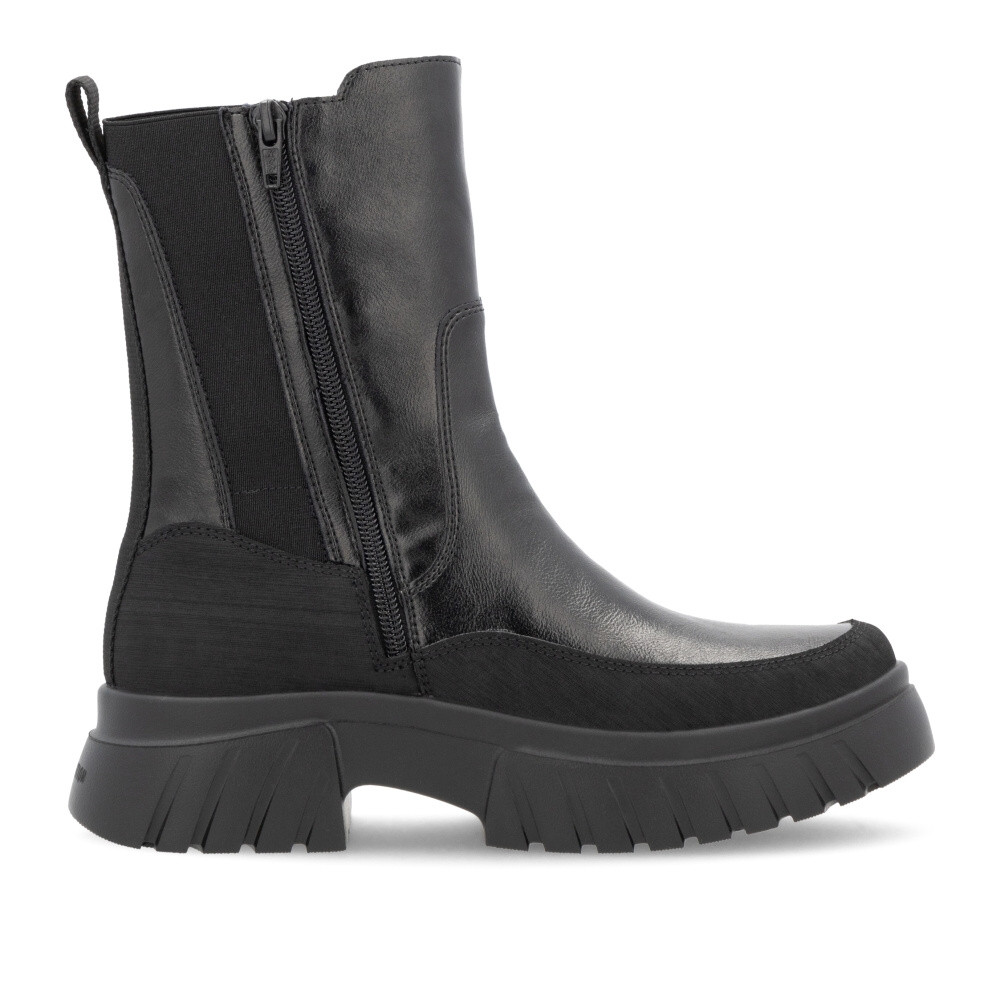 detail Dámská kotníková obuv RIEKER REVOLUTION W1872-01 černá W4