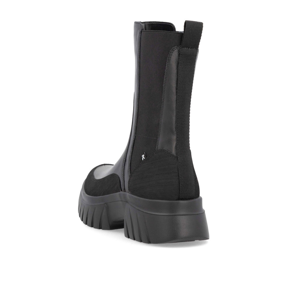 detail Dámská kotníková obuv RIEKER REVOLUTION W1872-01 černá W4