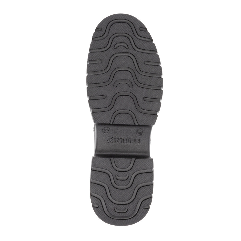 detail Dámská kotníková obuv RIEKER REVOLUTION W1872-01 černá W4