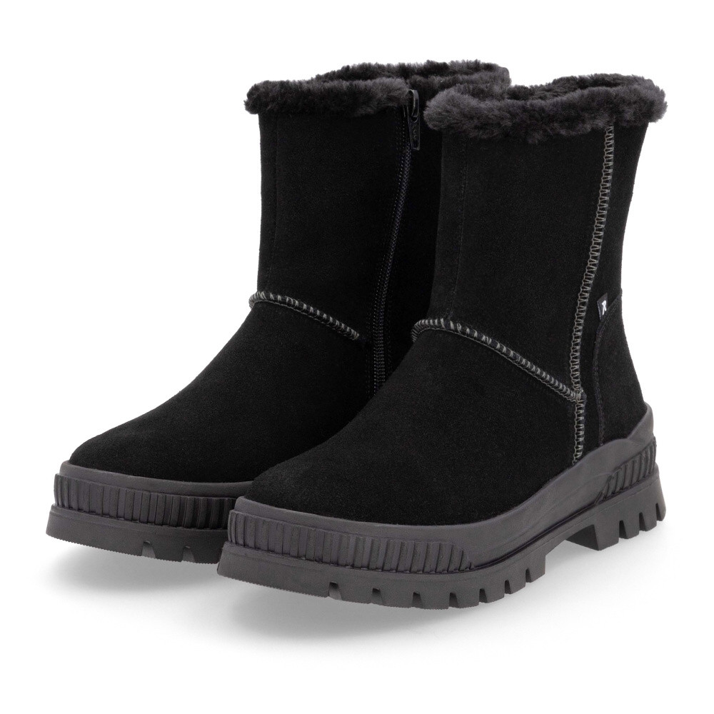 detail Dámska členková obuv RIEKER REVOLUTION W2172-00 čierna W4