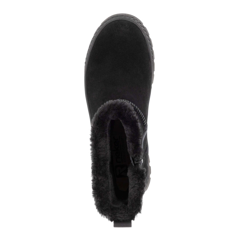 detail Dámska členková obuv RIEKER REVOLUTION W2172-00 čierna W4