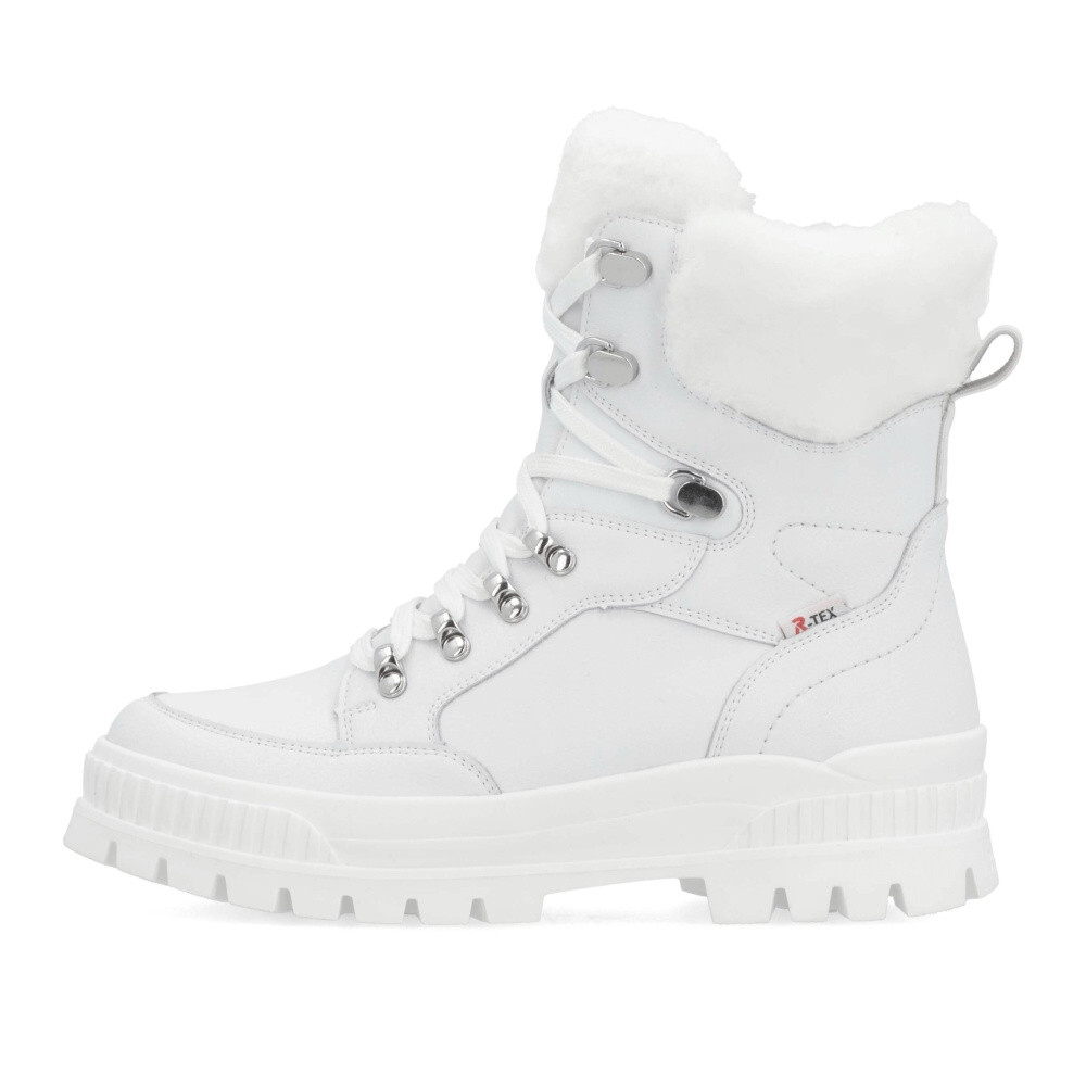 detail Dámská kotníková obuv RIEKER W2174-80 bílá W5