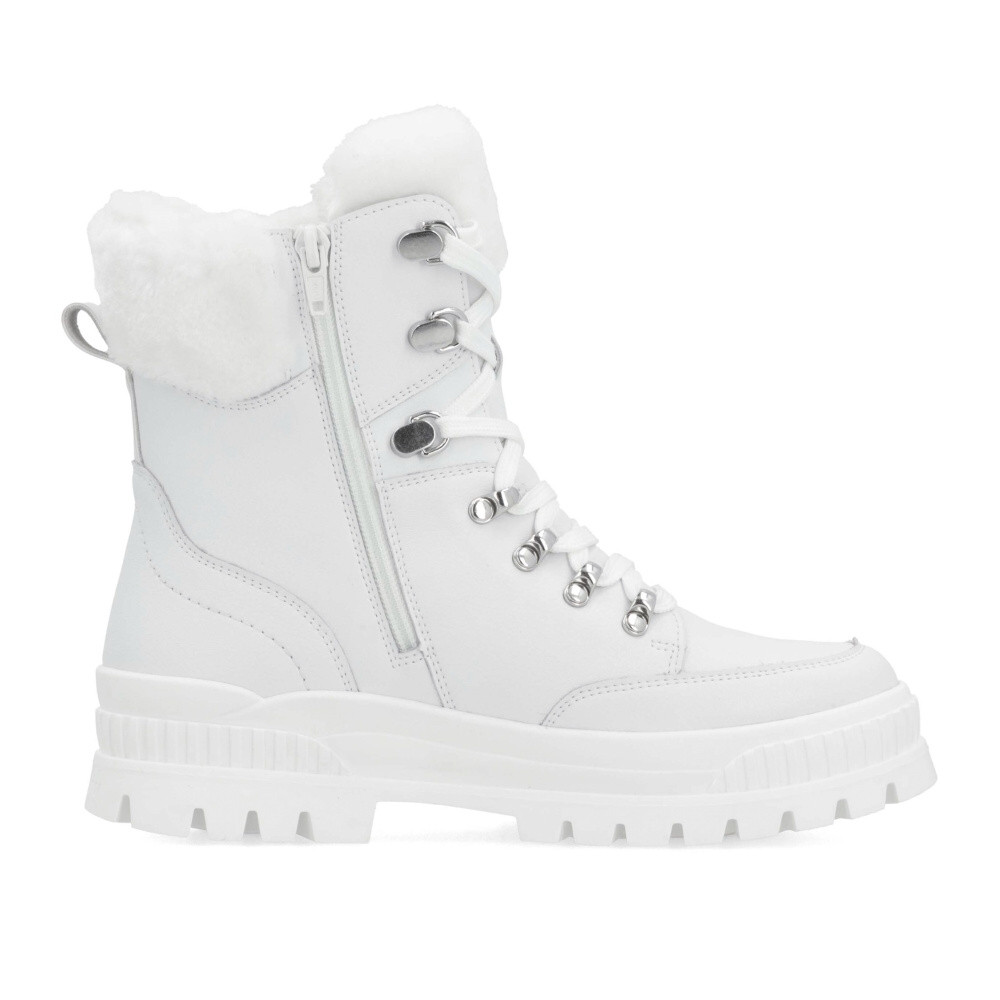 detail Dámská kotníková obuv RIEKER W2174-80 bílá W5