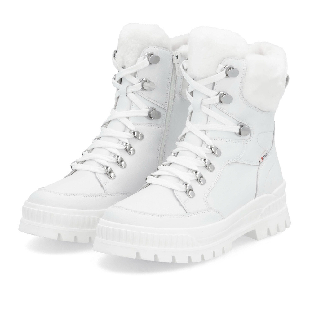 detail Dámská kotníková obuv RIEKER W2174-80 bílá W5