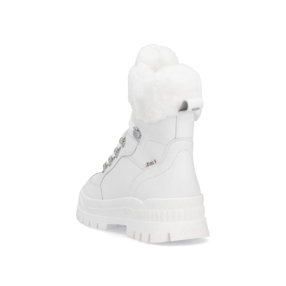 detail Dámská kotníková obuv RIEKER W2174-80 bílá W5