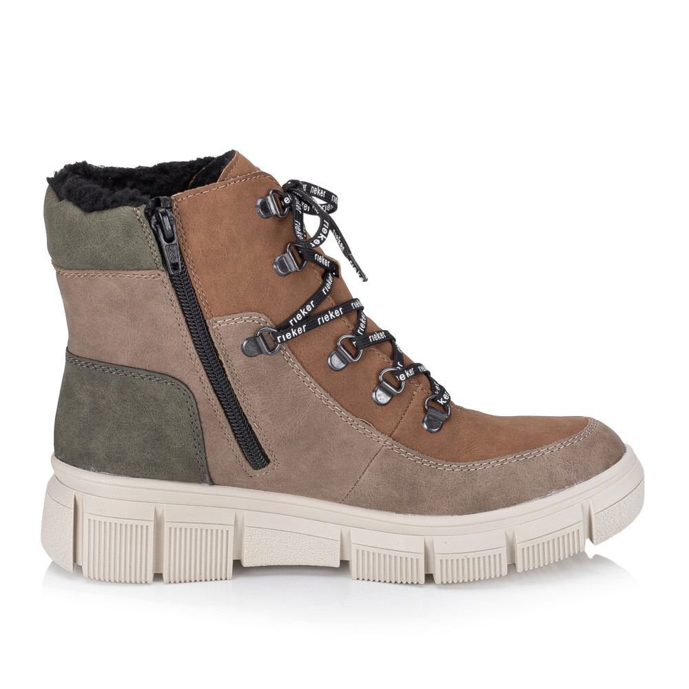 detail Dámská kotníková obuv RIEKER X3404-90 hnědá W4