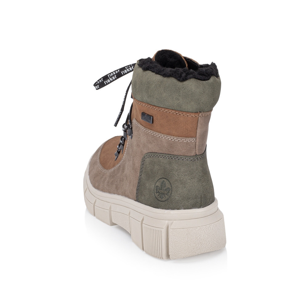 detail Dámská kotníková obuv RIEKER X3404-90 hnědá W4