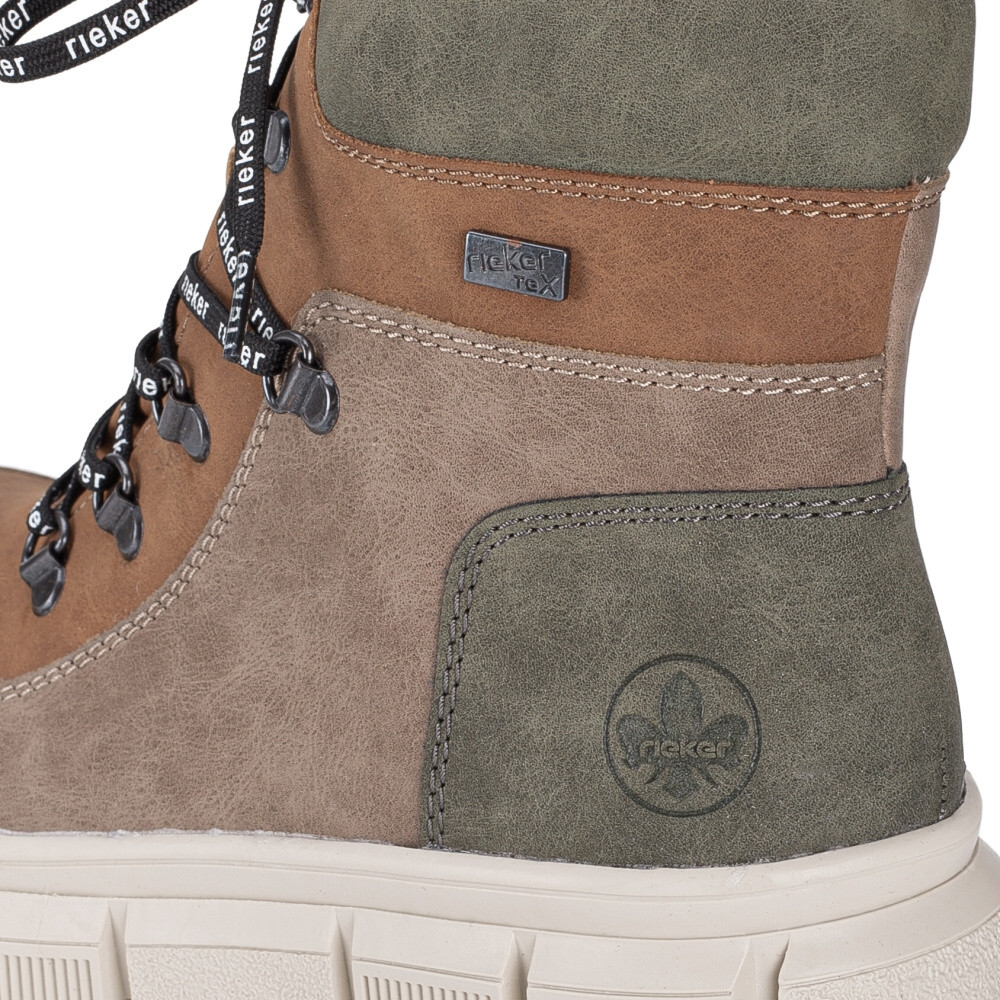 detail Dámská kotníková obuv RIEKER X3404-90 hnědá W4