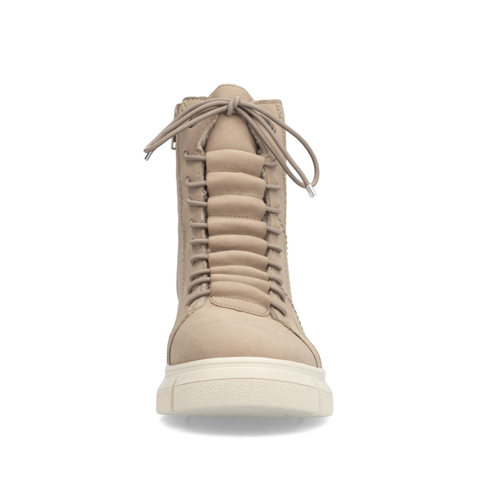 detail Dámská kotníková obuv RIEKER X3428-20   BEIGE   H/W4