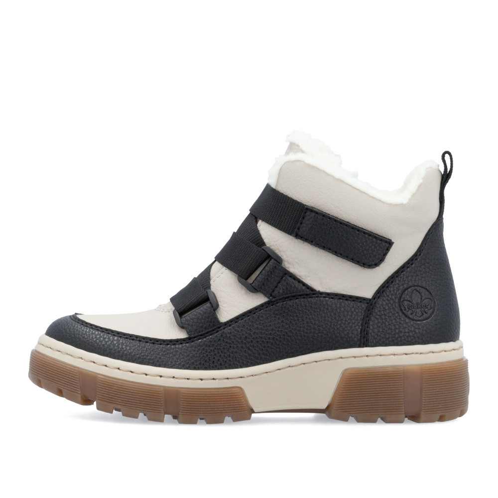 detail Dámská kotníková obuv RIEKER X8639-00 černá W4