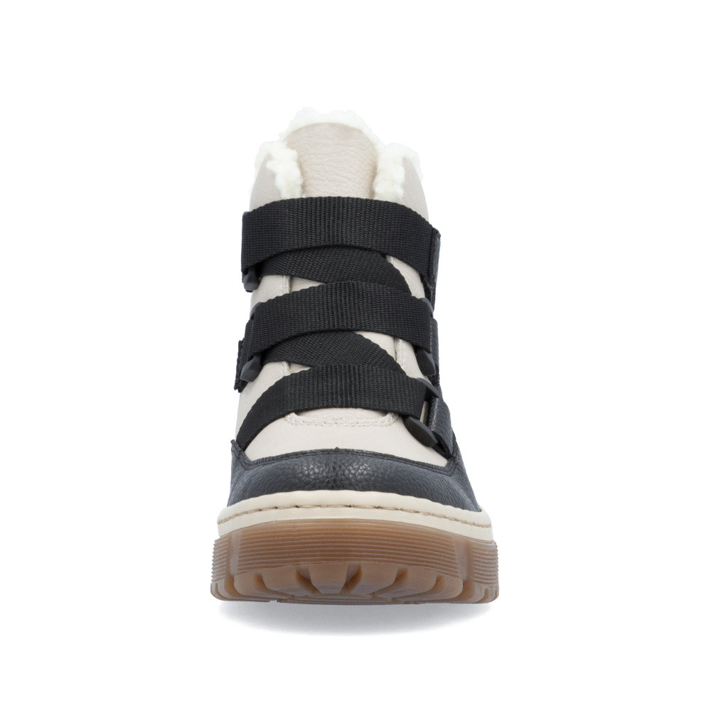 detail Dámská kotníková obuv RIEKER X8639-00 černá W4