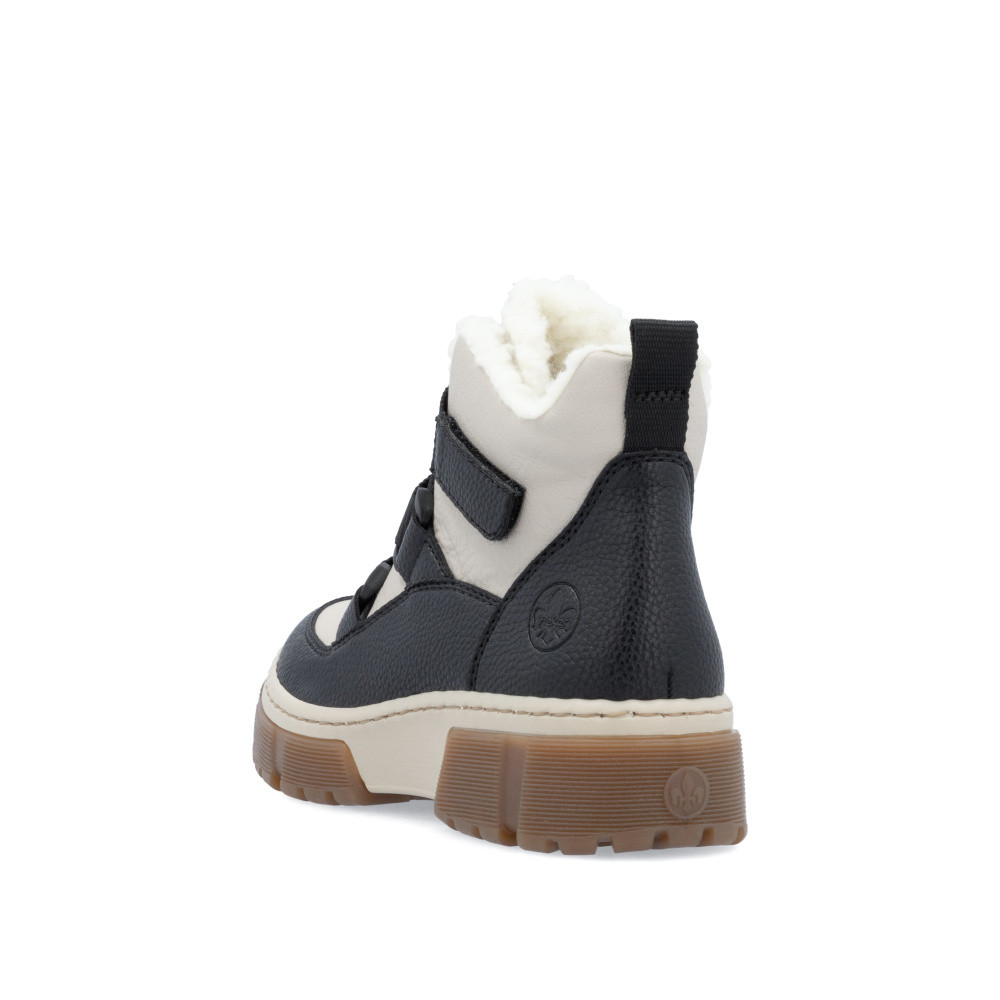 detail Dámská kotníková obuv RIEKER X8639-00 černá W4